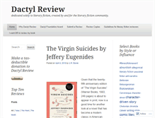 Tablet Screenshot of dactylreview.com